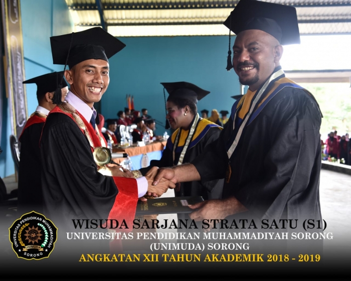 Dekan FKIP Unimuda Sorong ; *Terimakasih Bapak Ibu Orang Tua Wali, Selamat dan Sukses kepada 448 Wisudawan Angkatan XII*