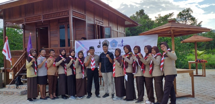 Dewan Racana Ahmad Dahlan dan Siti Walidah Gugus Depan 05.075/05.076 Pangkalan Unimuda Sorong Gelar Perkemahan Penerimaan Tamu Racana