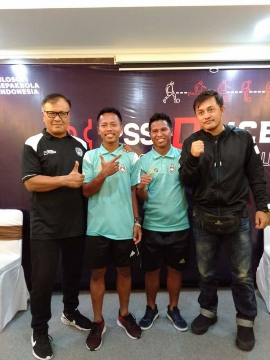 DUA PELATIH SEPAKBOLA UNIMUDA IKUTI KURSUS PELATIH LISENSI D NASIONAL YANG DIGELAR ASPROV PSSI BALI