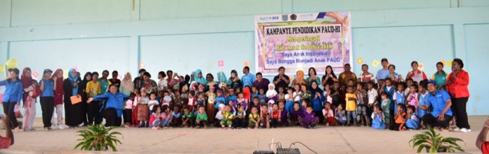 UNIMUDA - UNICEF GELAR KAMPANYE PENDIDIKAN PAUD HI DALAM RANGKAIAN PERINGATAN HARI ANAK SEDUNIA DI UNIMUDA SORONG